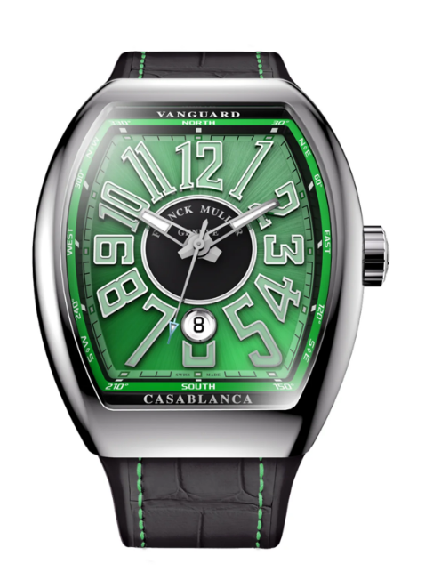Best Franck Muller Vanguard Casablanca V 41 SC DT CASA AC CASA P.GREEN (NR) Replica Watch